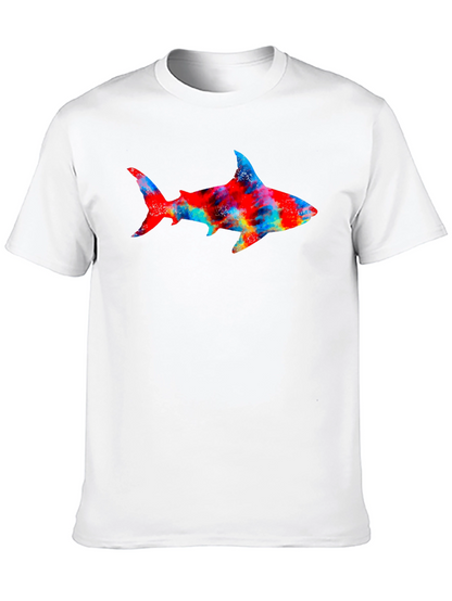 Shark Graphic Black Tee