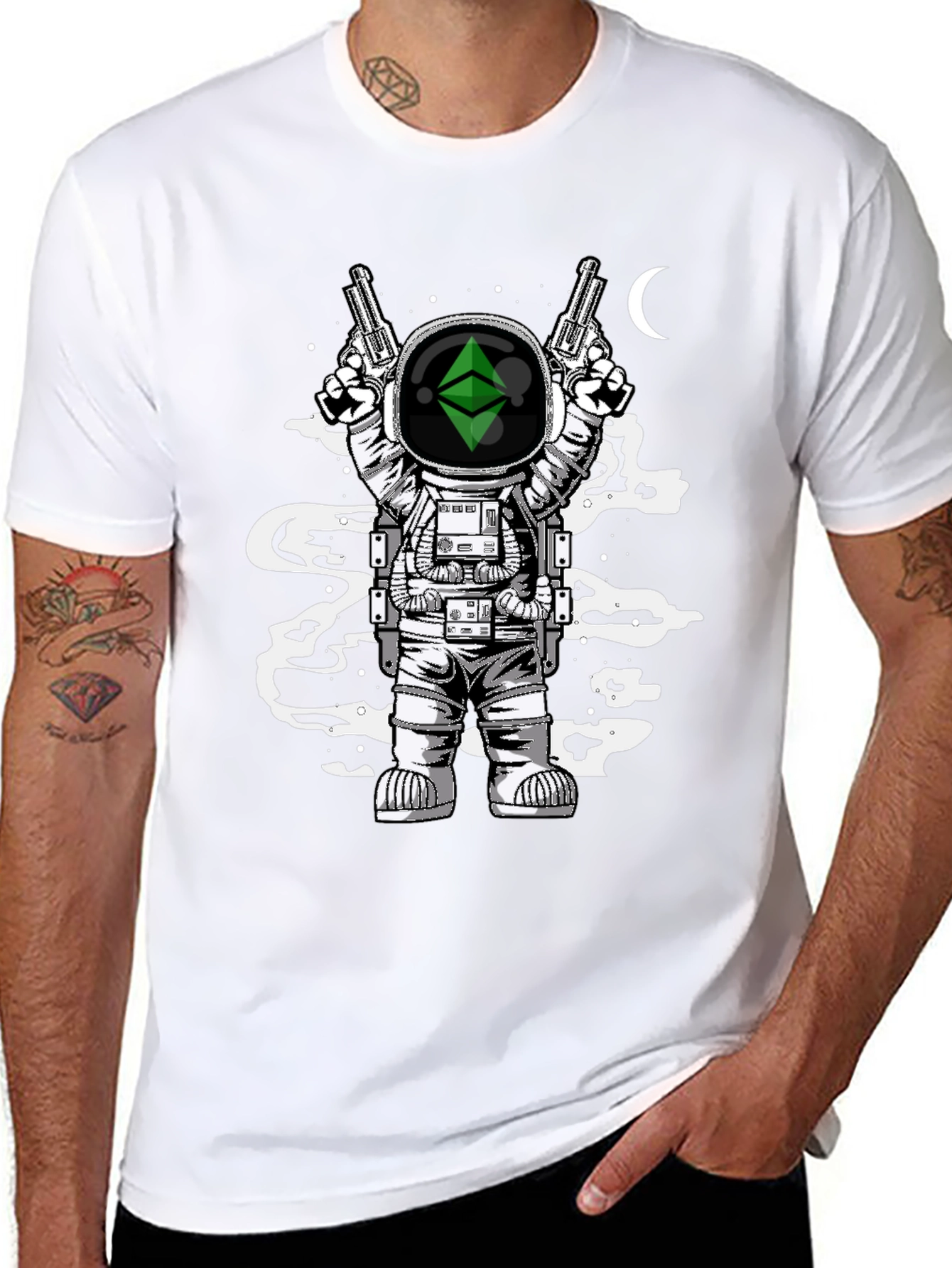 Astronaut Ethereum Crypto T-Shirt