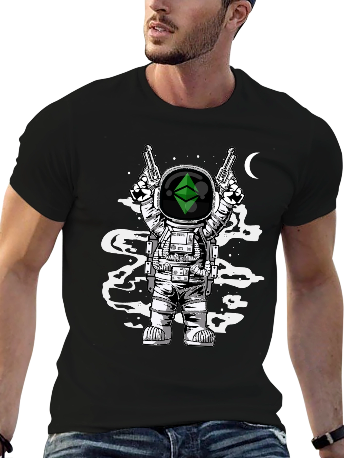 Astronaut Ethereum Crypto T-Shirt