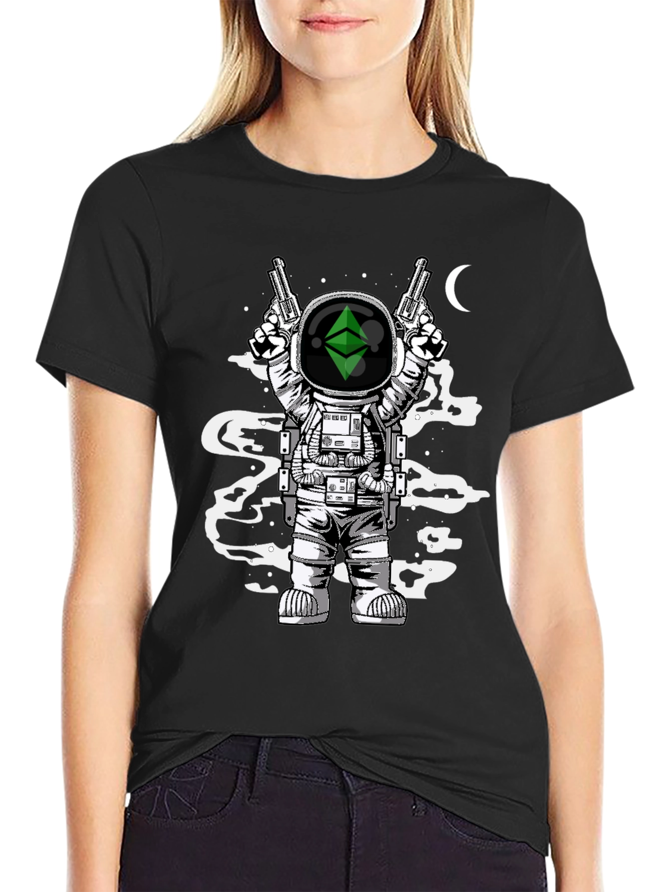 Astronaut Ethereum Crypto T-Shirt