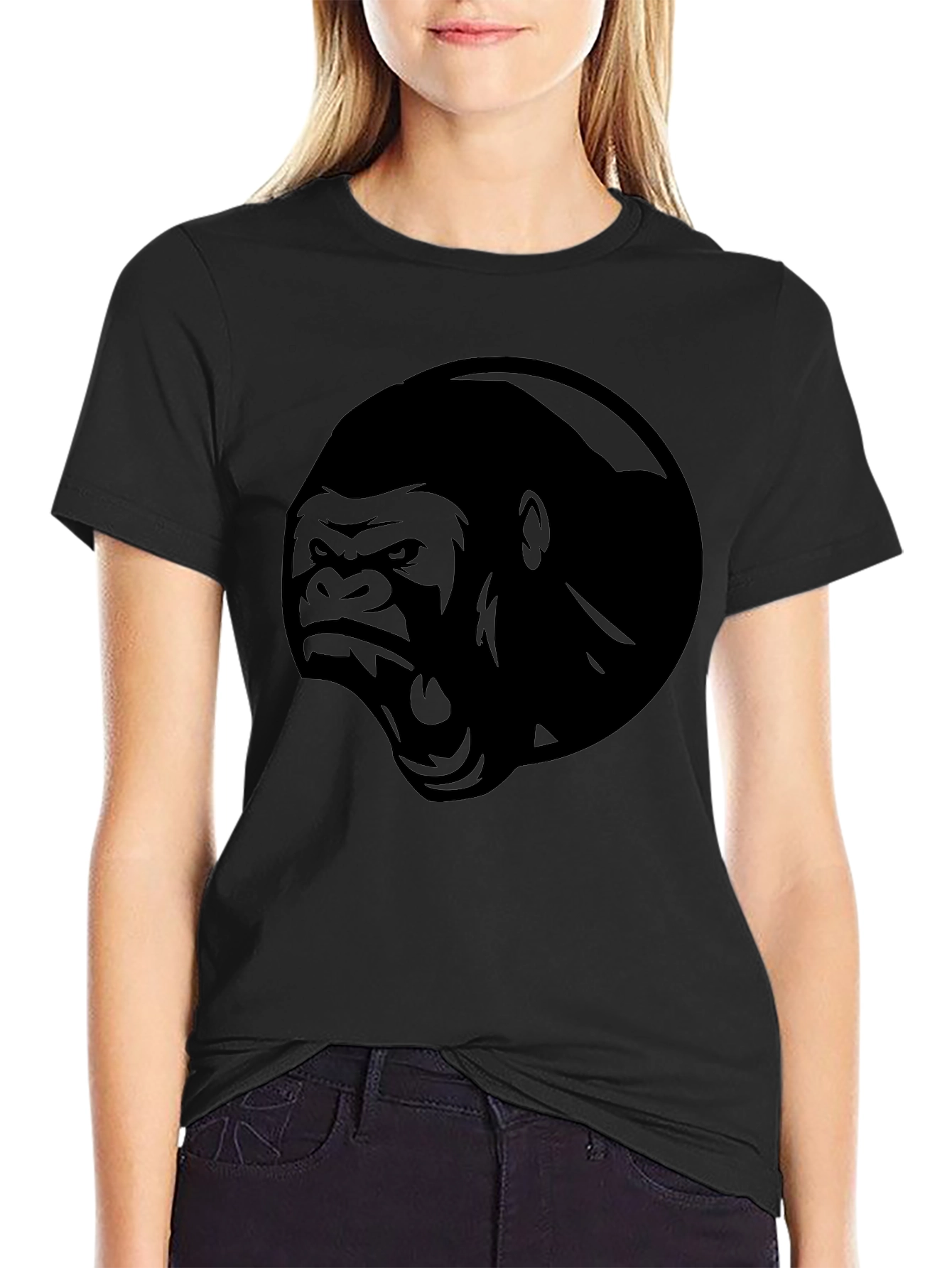 Black Gorilla Graphic T-Shirt