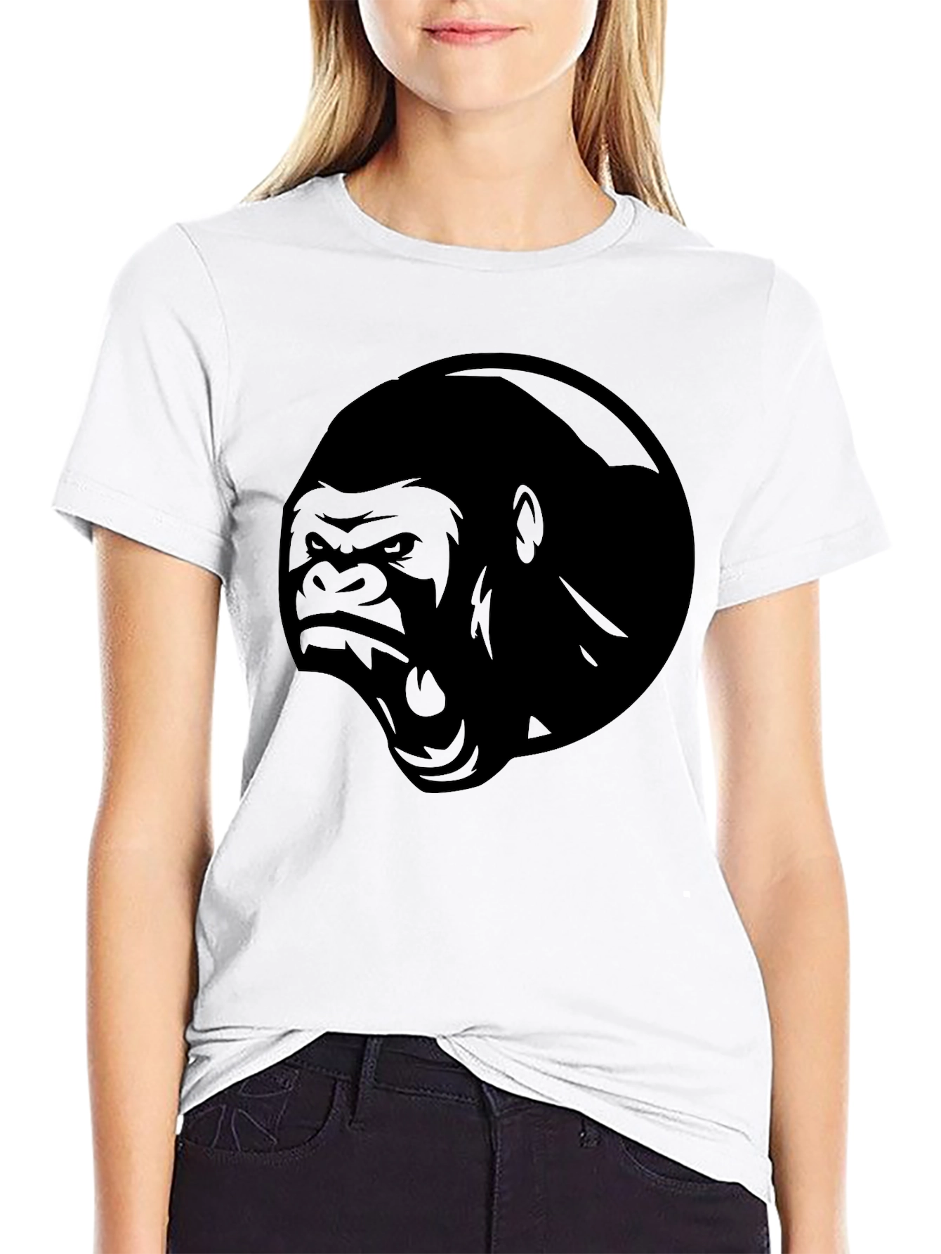 Black Gorilla Graphic T-Shirt