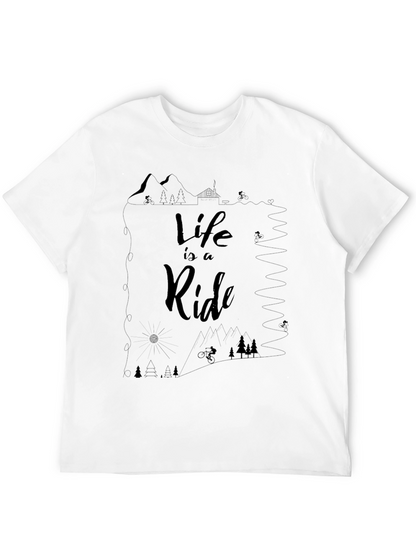 Life is a Ride Graphic Tee - Black