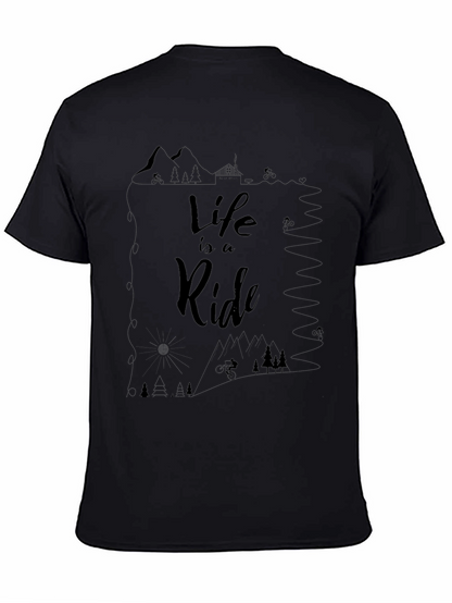 Life is a Ride Graphic Tee - Black