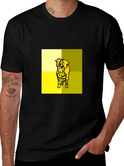 Dog Graphic Tee - Modern Pet Lover T-Shirt