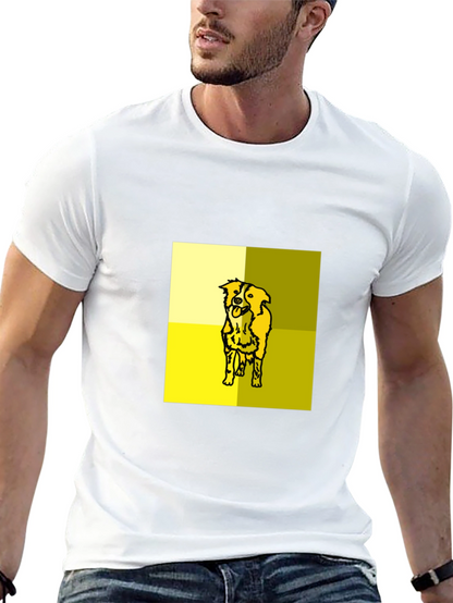 Dog Graphic Tee - Modern Pet Lover T-Shirt