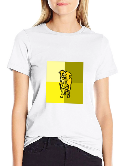 Dog Graphic Tee - Modern Pet Lover T-Shirt