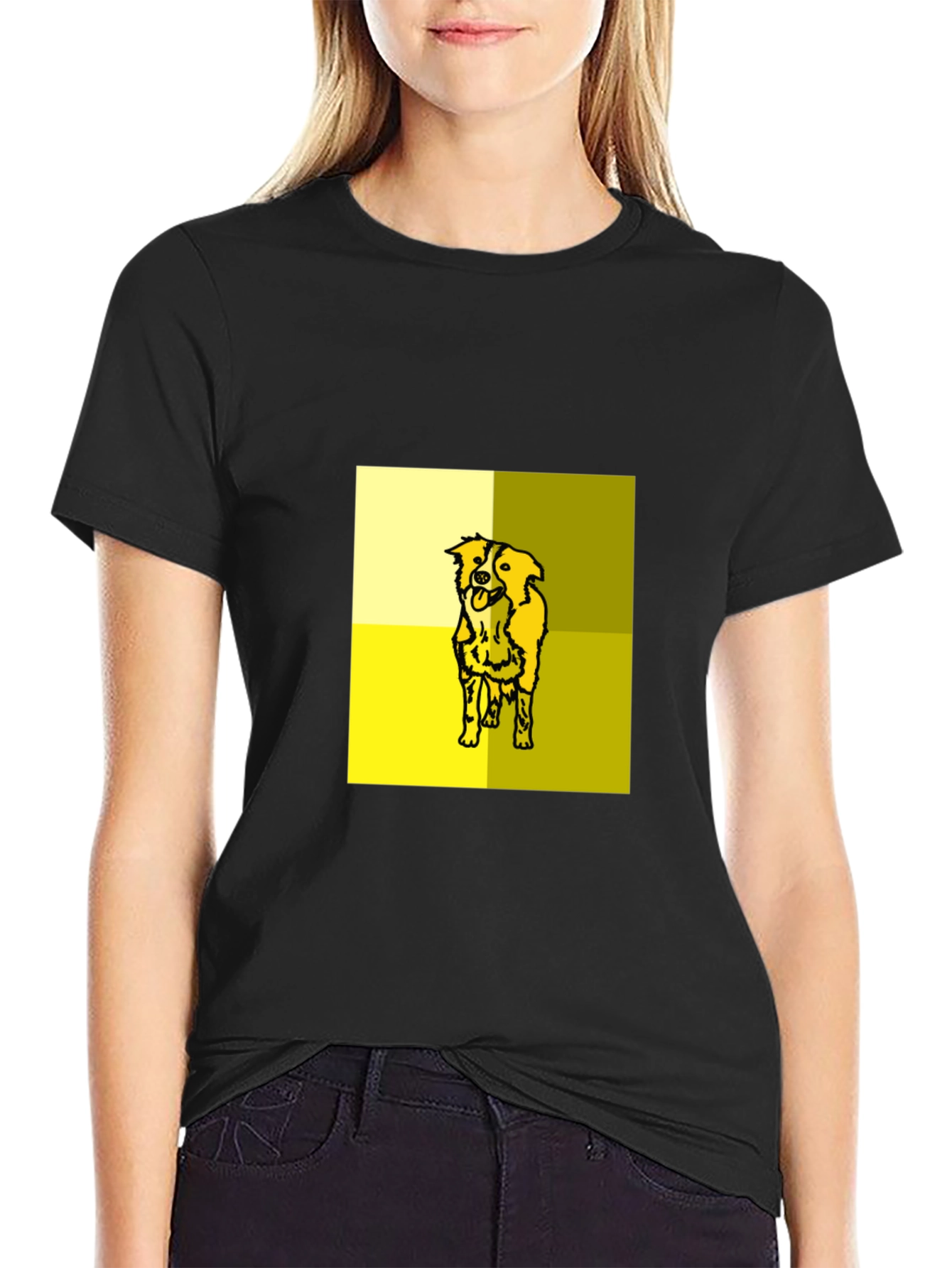 Dog Graphic Tee - Modern Pet Lover T-Shirt
