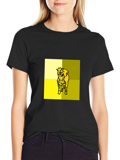Dog Graphic Tee - Modern Pet Lover T-Shirt