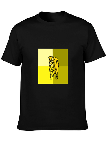 Dog Graphic Tee - Modern Pet Lover T-Shirt