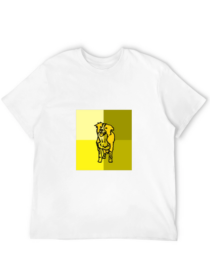 Dog Graphic Tee - Modern Pet Lover T-Shirt