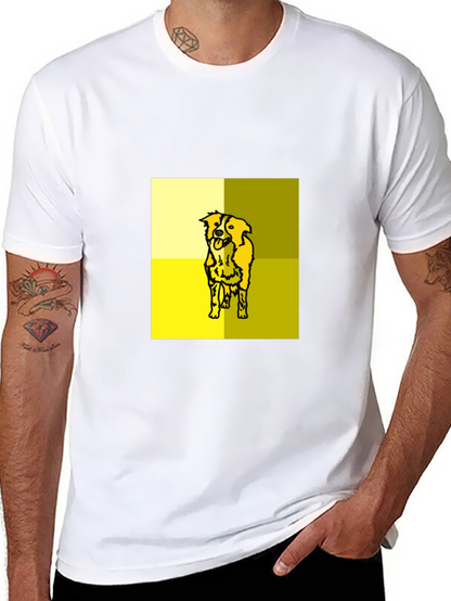 Dog Graphic Tee - Modern Pet Lover T-Shirt