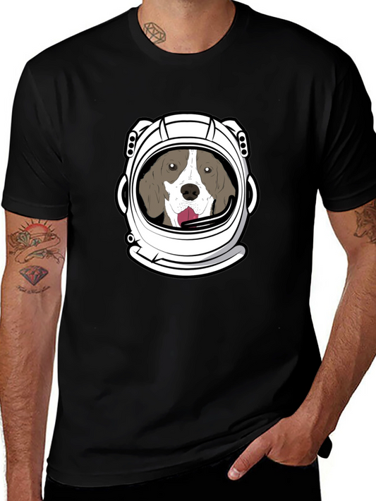 Dog Astronaut Graphic T-Shirt