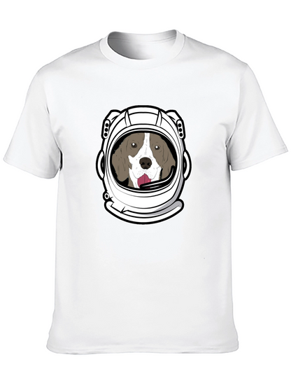 Dog Astronaut Graphic T-Shirt