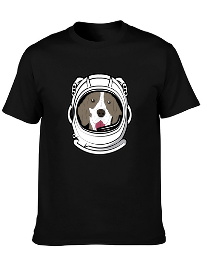 Dog Astronaut Graphic T-Shirt