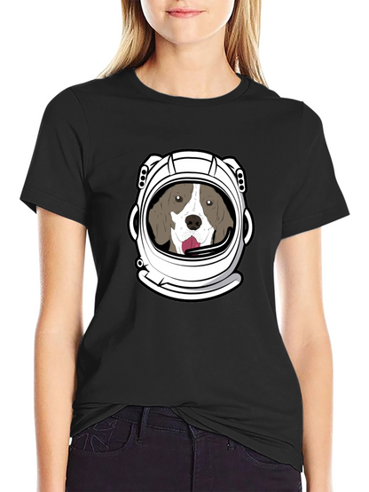 Dog Astronaut Graphic T-Shirt
