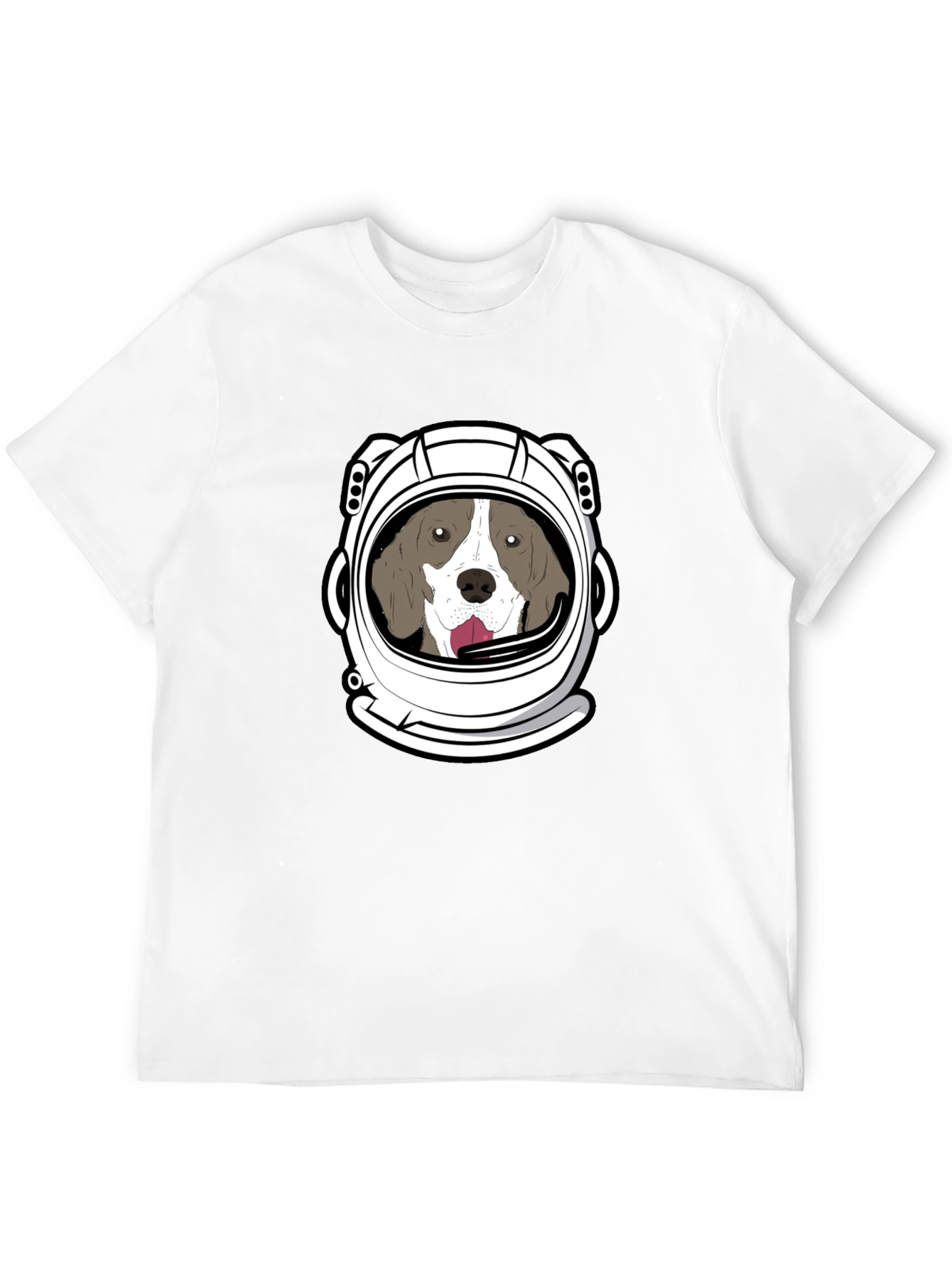 Dog Astronaut Graphic T-Shirt