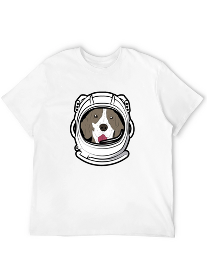 Dog Astronaut Graphic T-Shirt