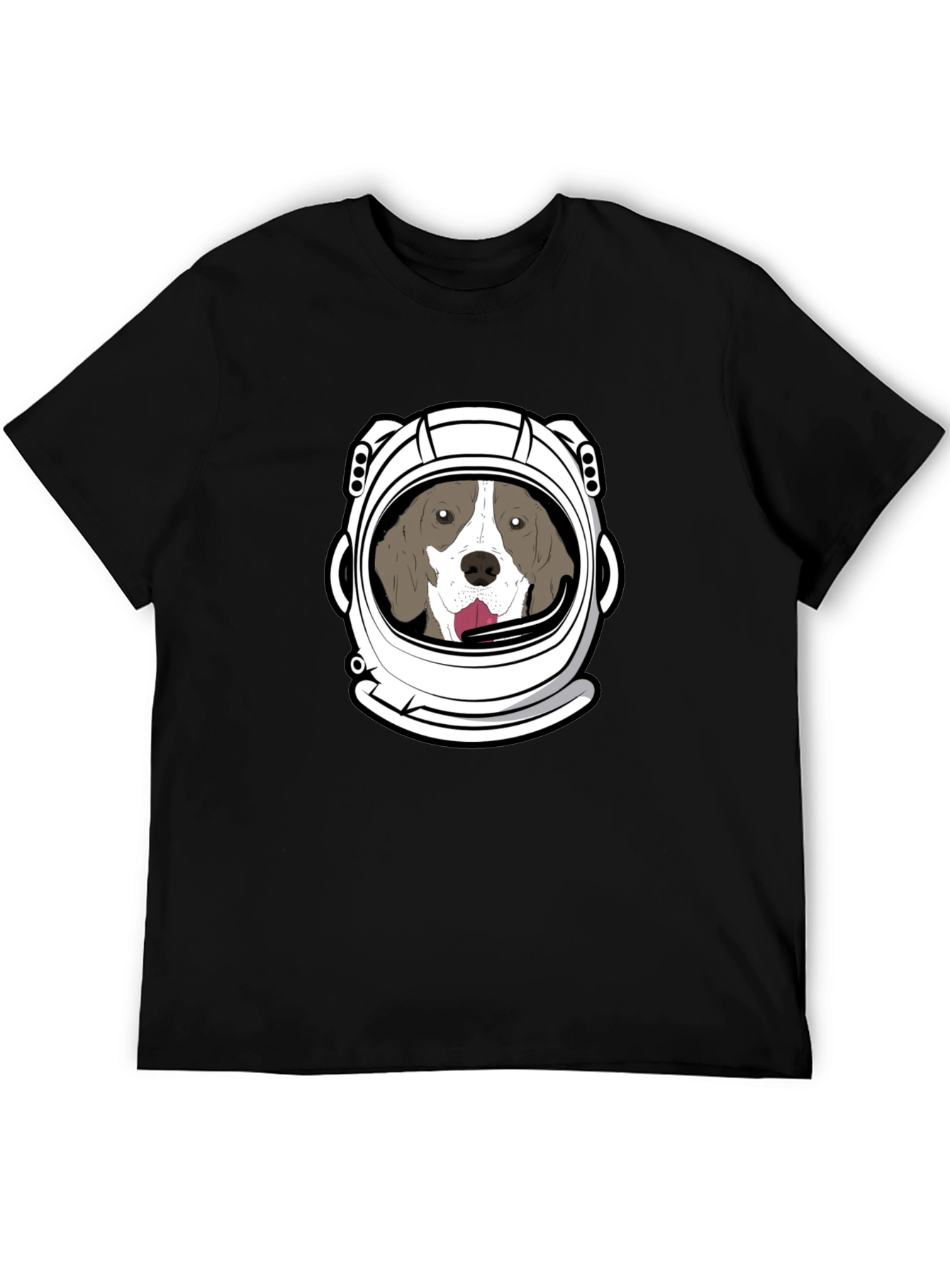 Dog Astronaut Graphic T-Shirt
