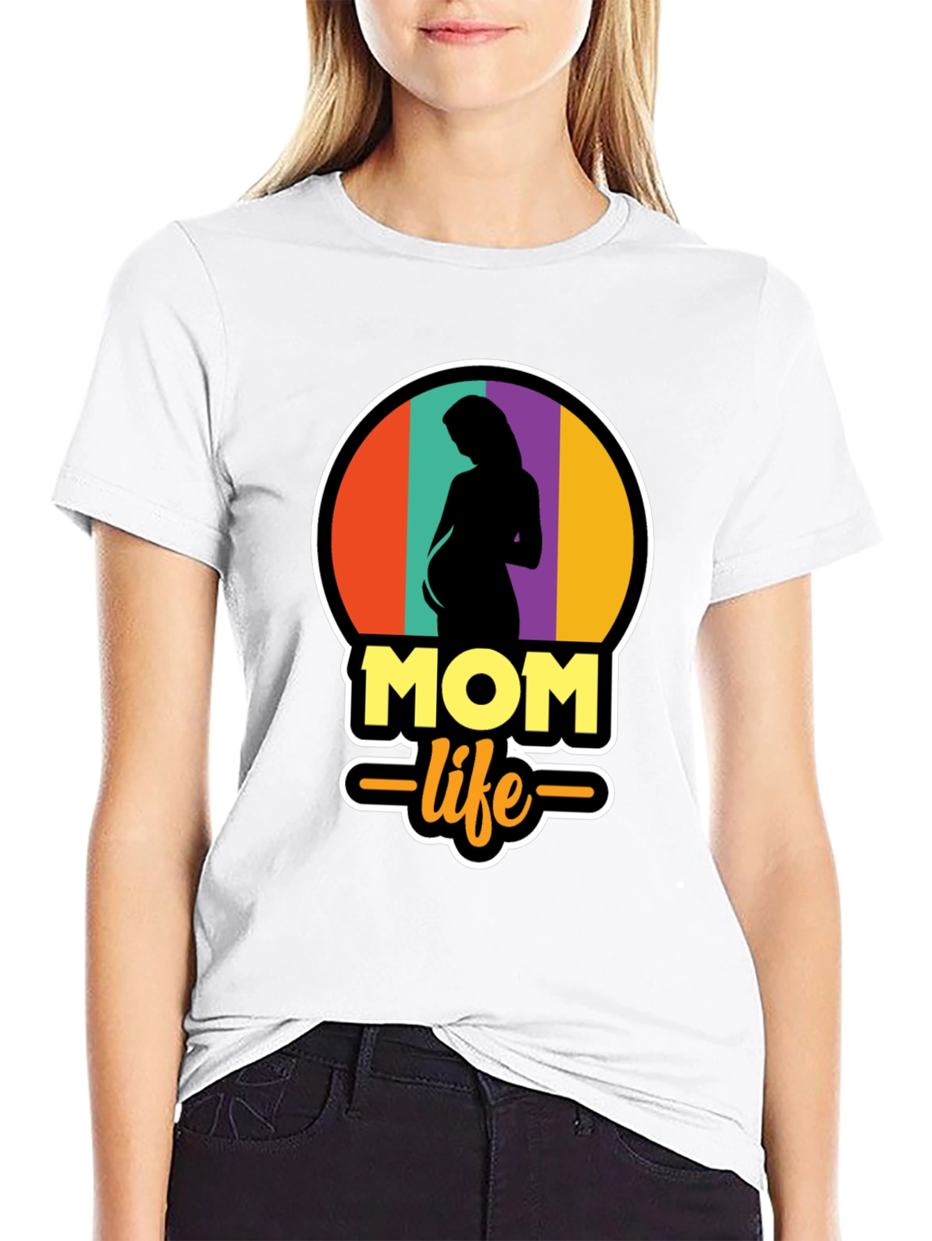 Mom Life T-Shirt - Pregnancy Tee