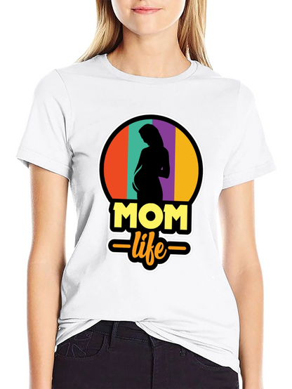 Mom Life T-Shirt - Pregnancy Tee