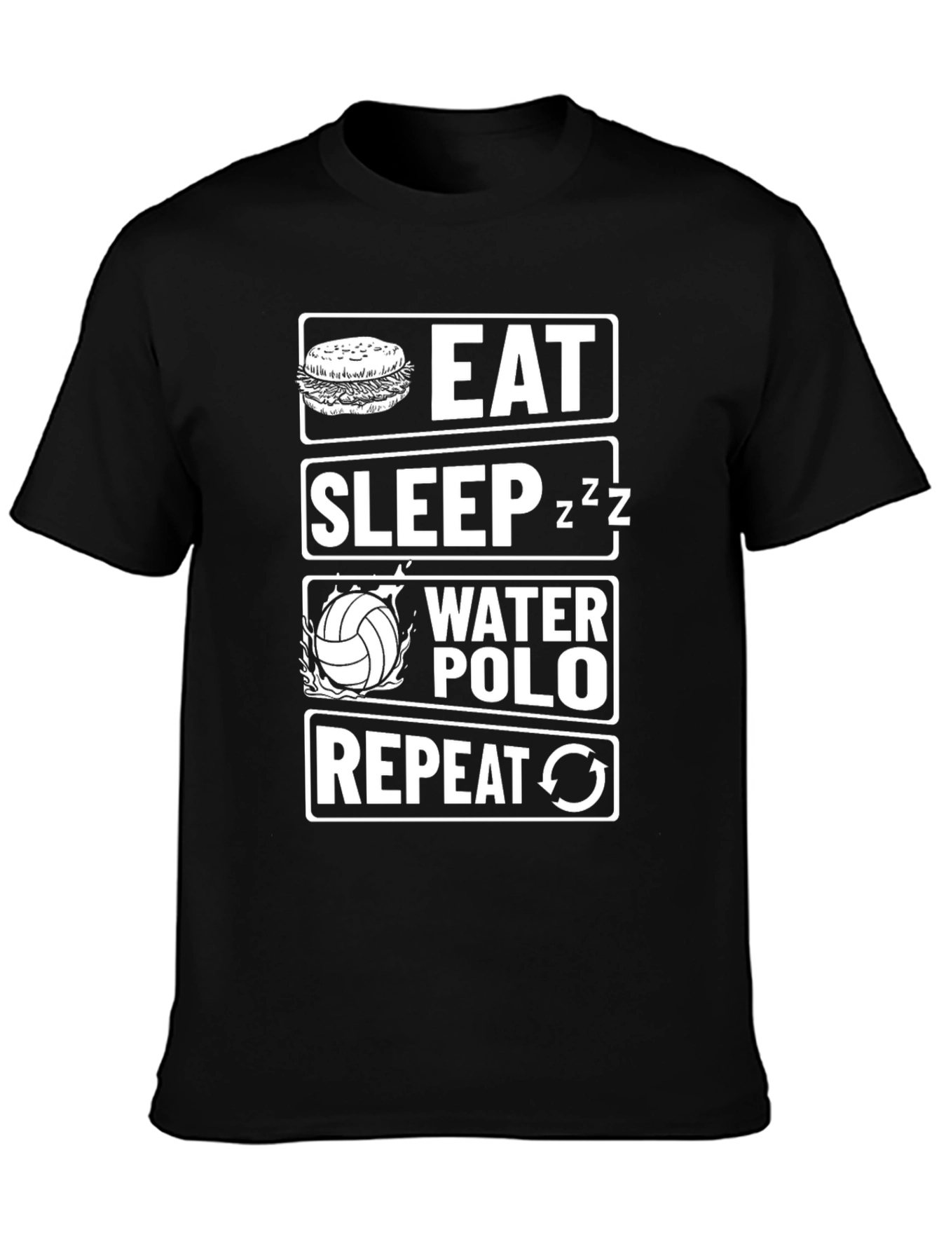 Eat Sleep Water Polo Repeat T-Shirt