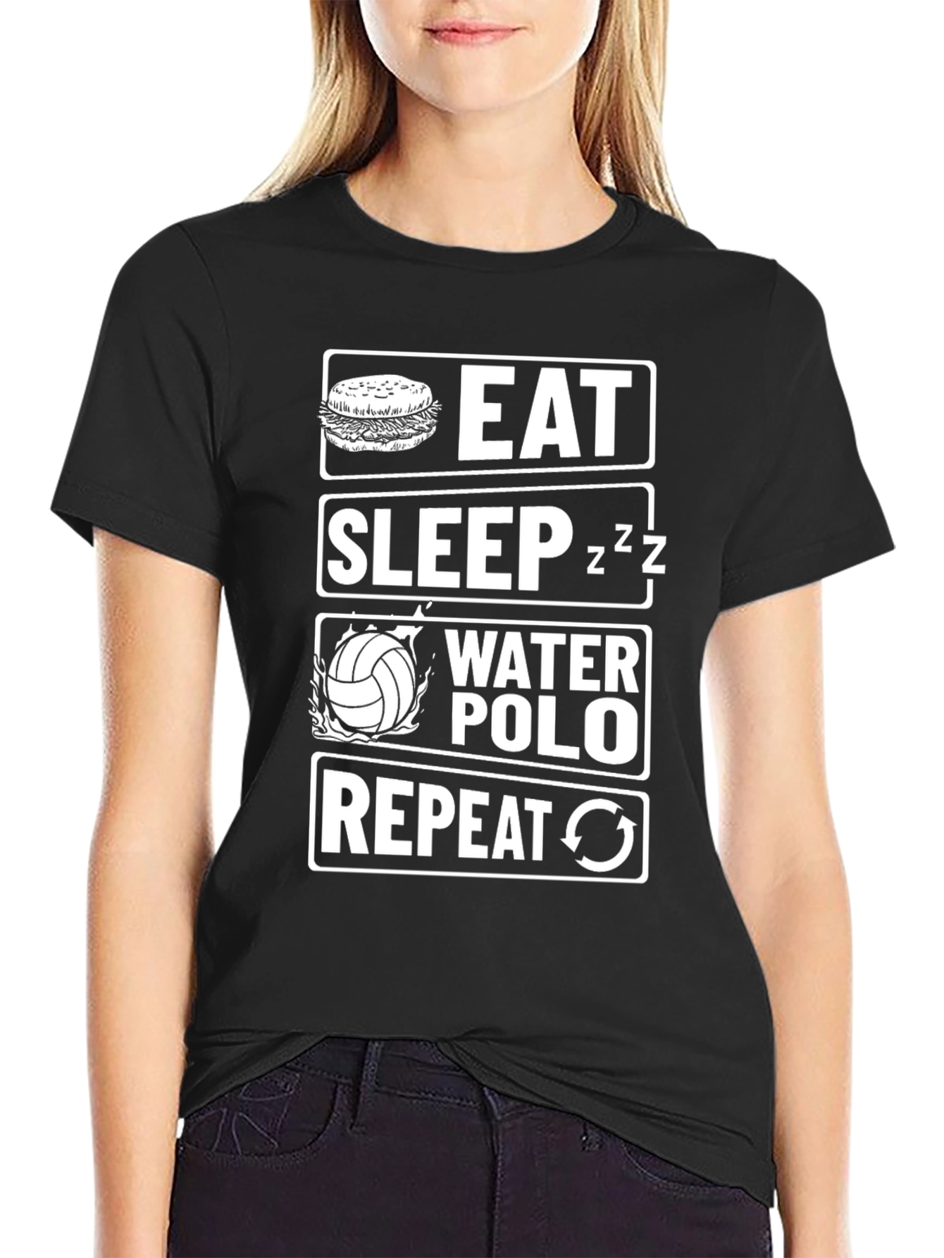 Eat Sleep Water Polo Repeat T-Shirt