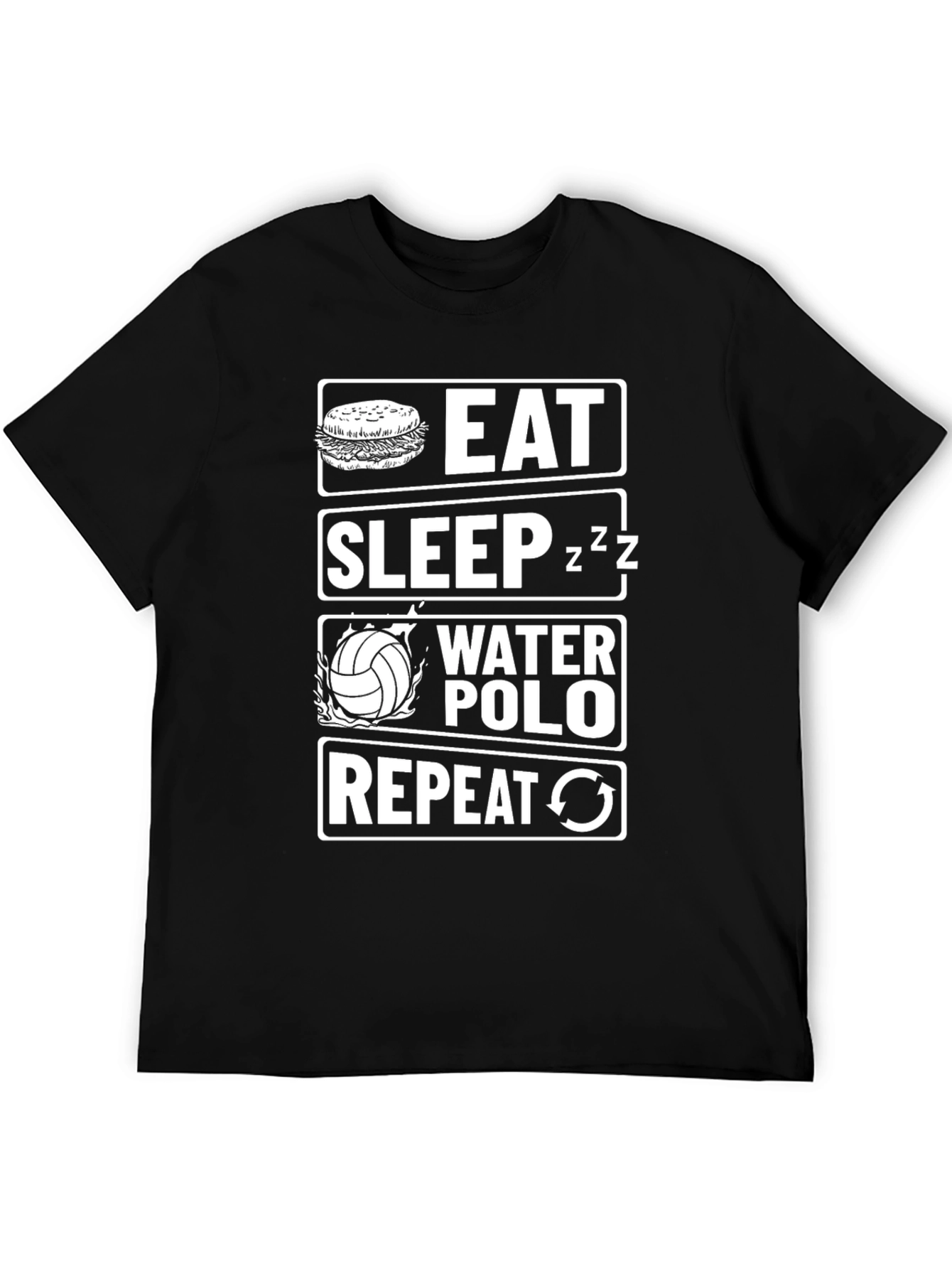 Eat Sleep Water Polo Repeat T-Shirt