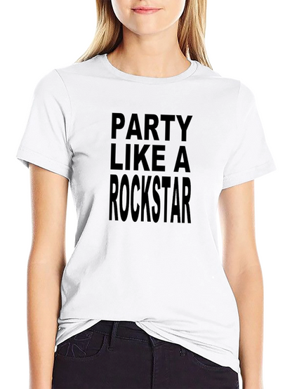 Party Like a Rockstar Graphic Tee