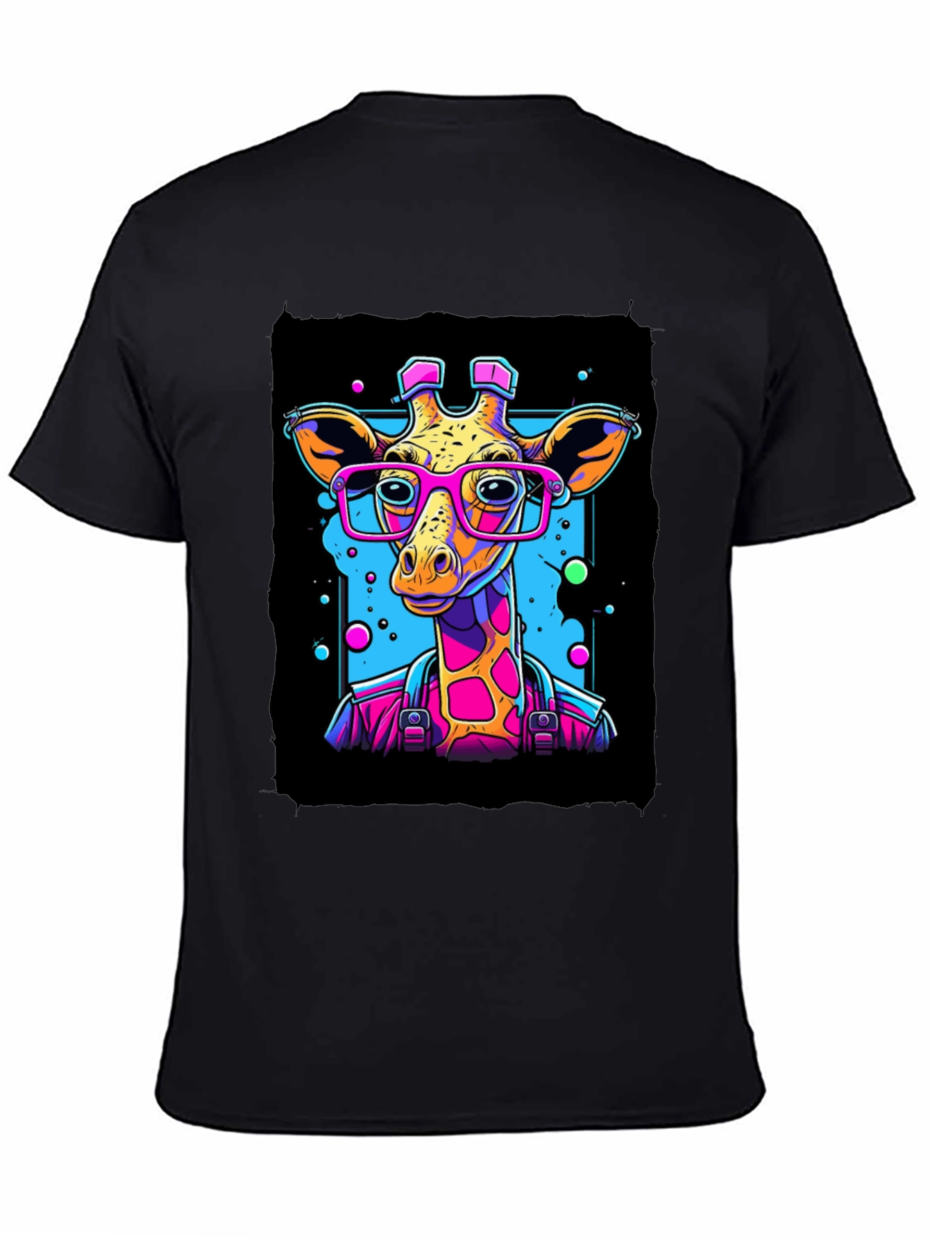 Giraffe in Glasses Graphic T-Shirt