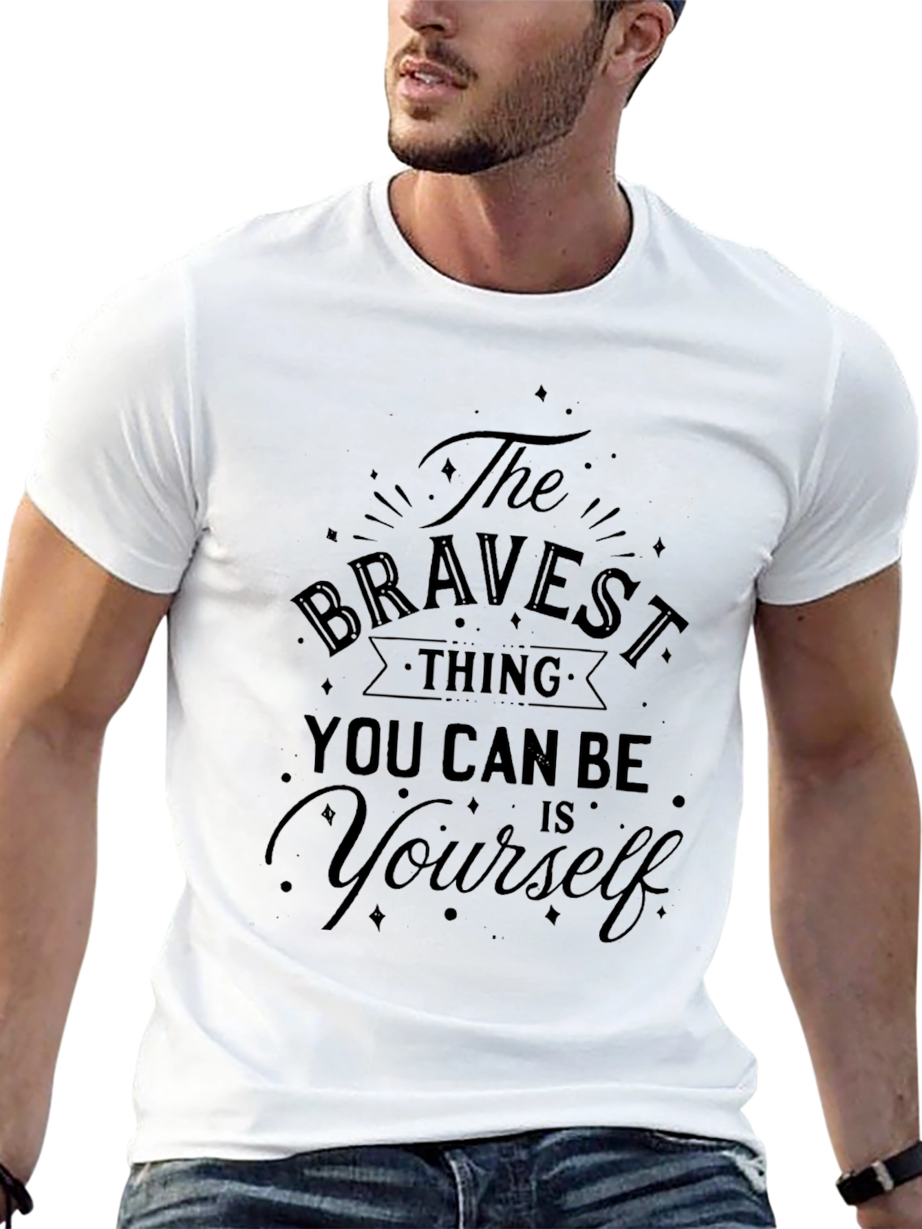 Bravest Thing Graphic Tee - Black