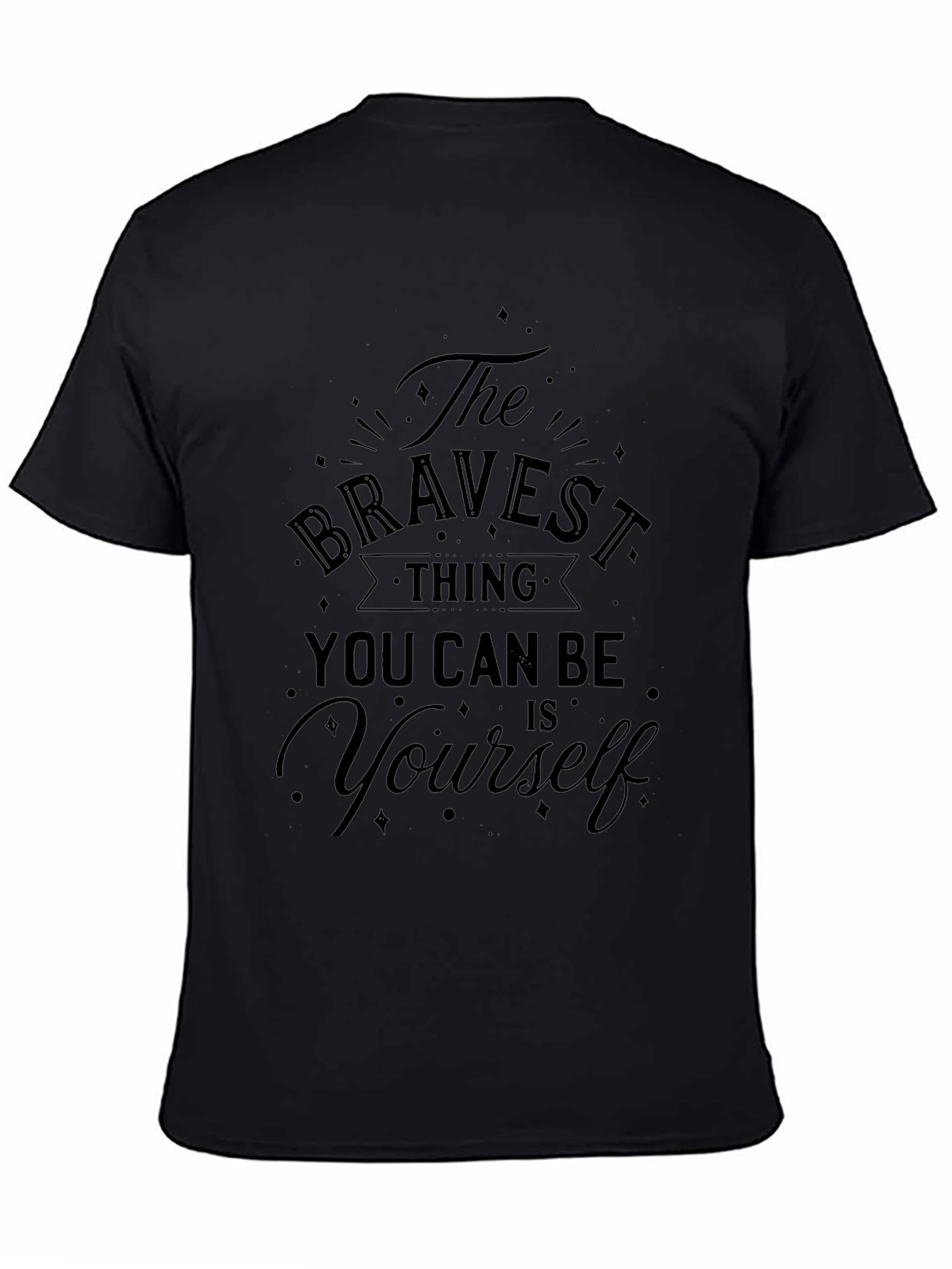 Bravest Thing Graphic Tee - Black
