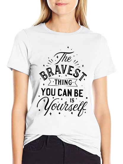 Bravest Thing Graphic Tee - Black
