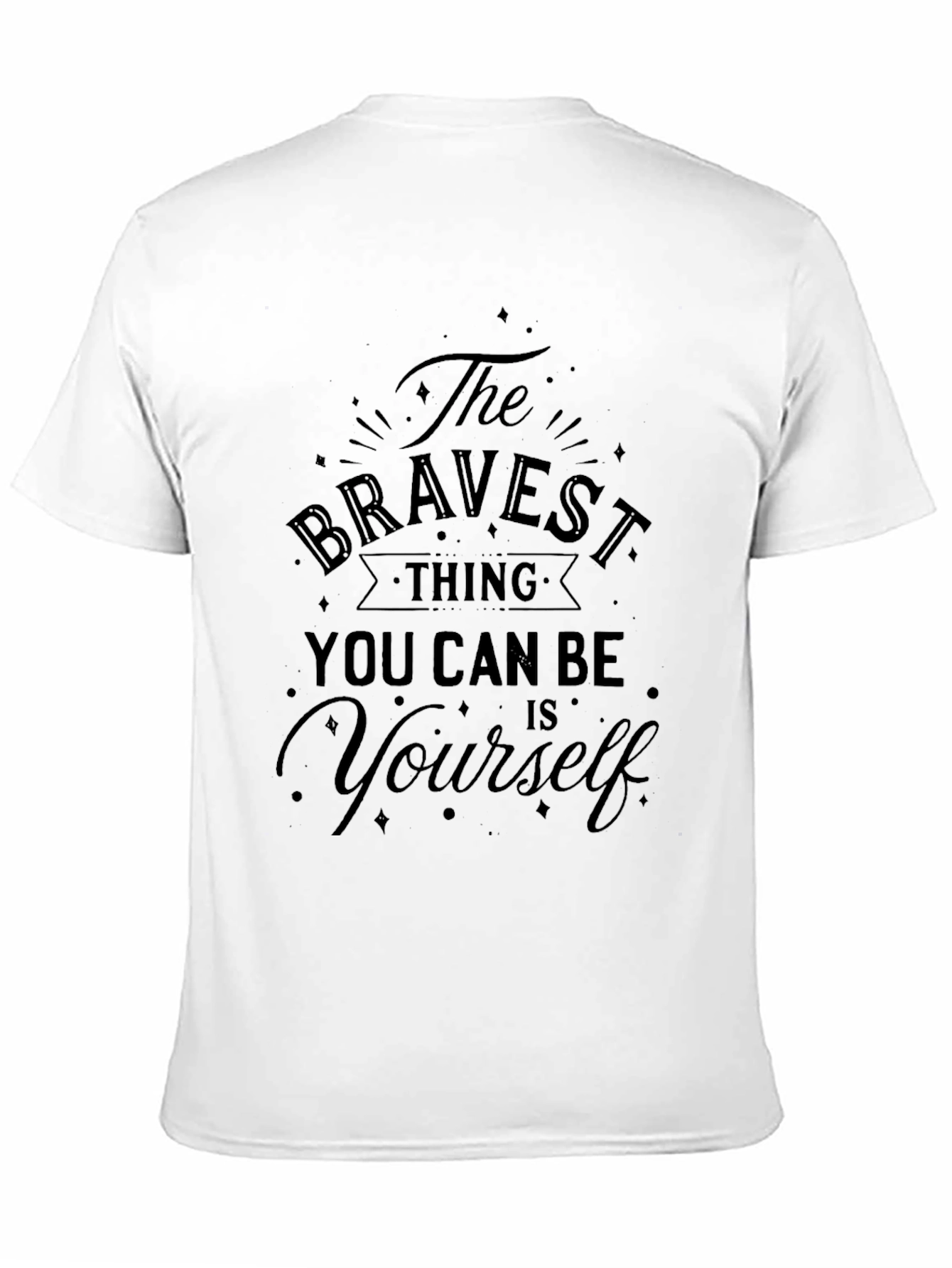 Bravest Thing Graphic Tee - Black
