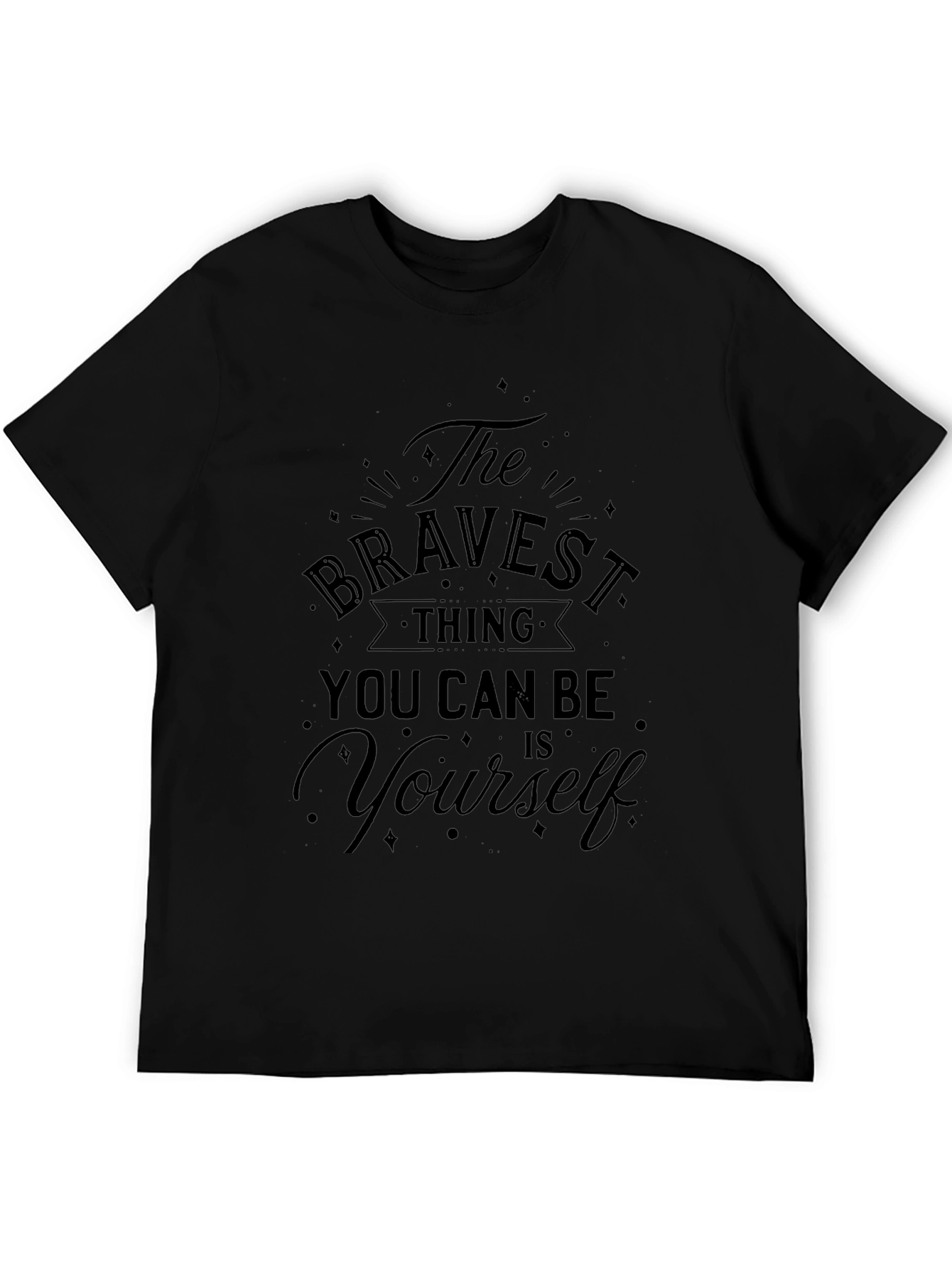 Bravest Thing Graphic Tee - Black