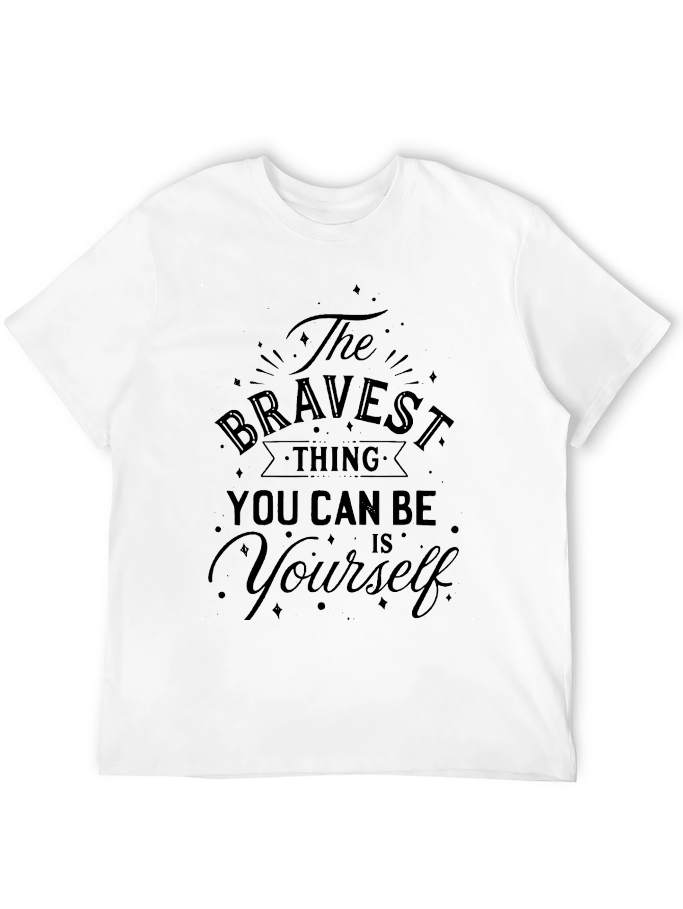 Bravest Thing Graphic Tee - Black