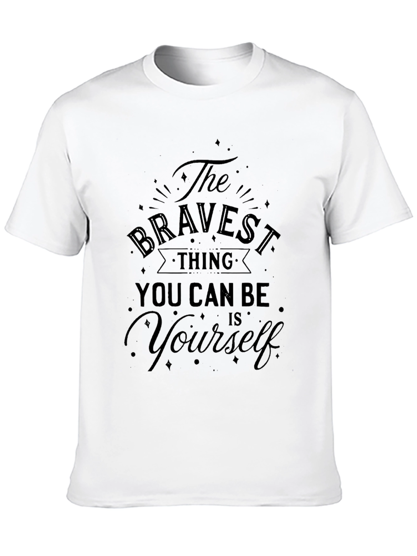 Bravest Thing Graphic Tee - Black