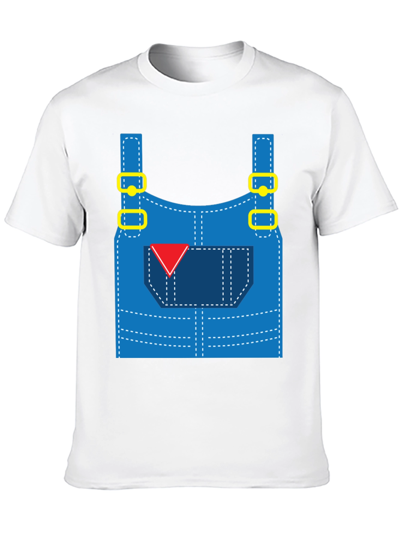 Funny Overalls Costume Graphic T-Shirt