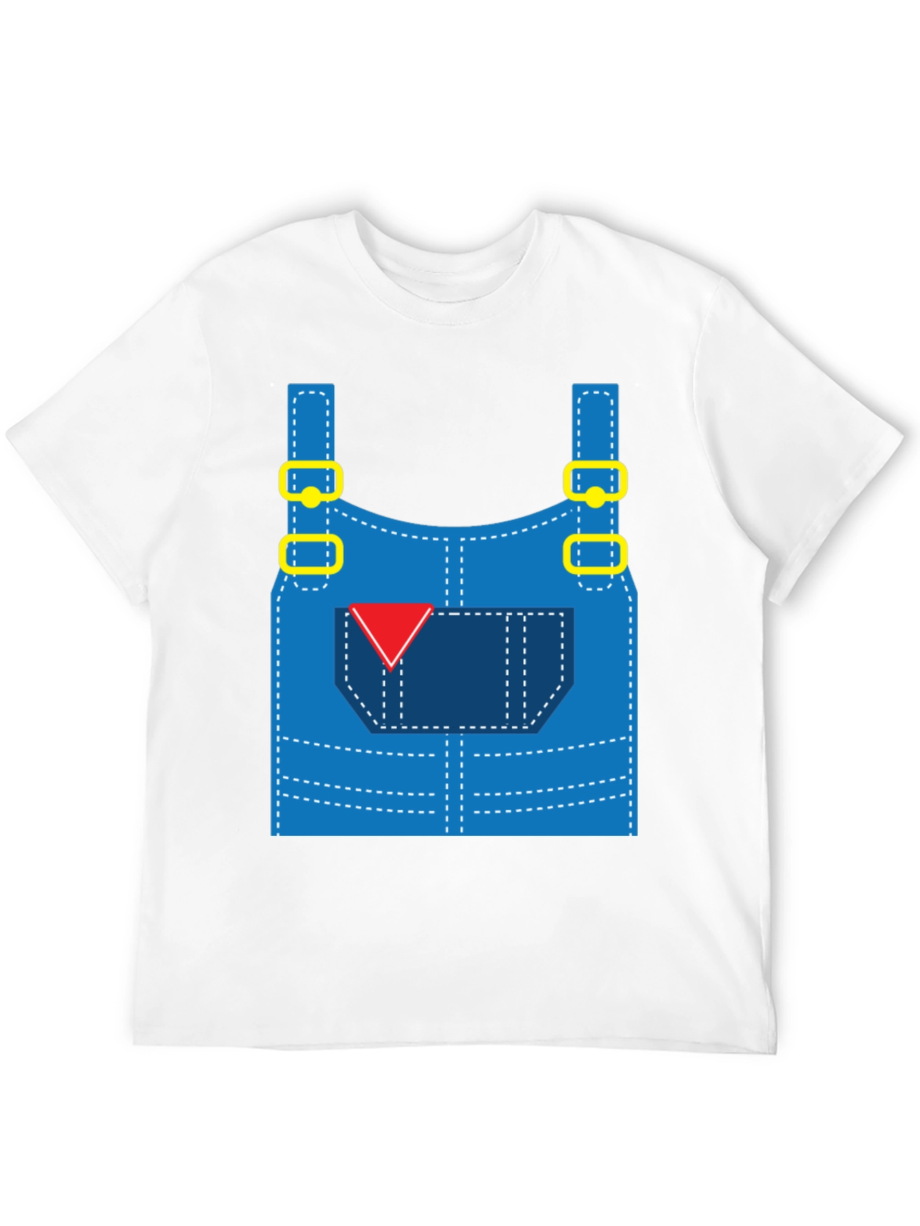 Funny Overalls Costume Graphic T-Shirt