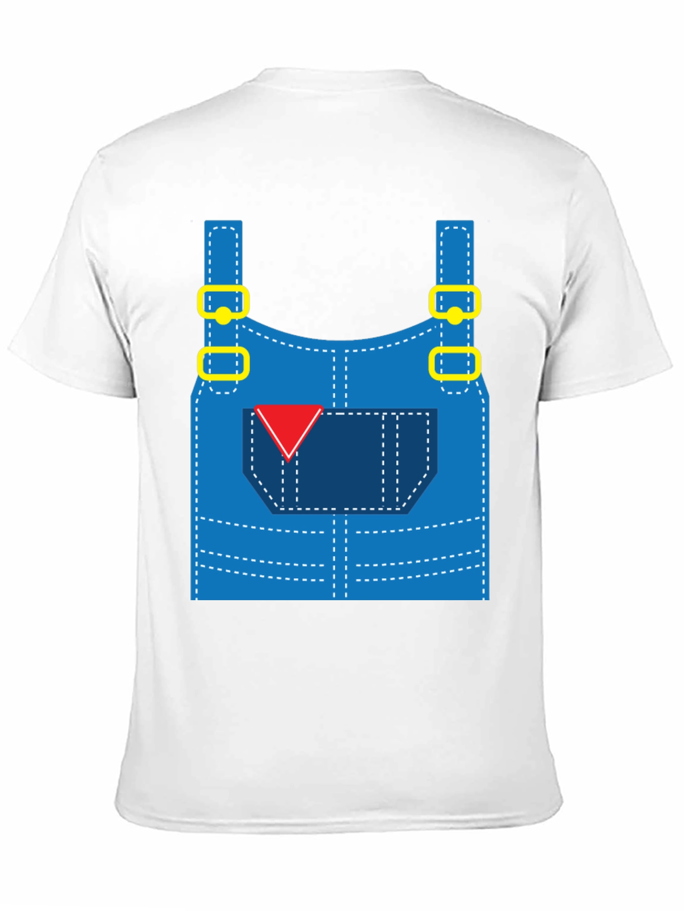 Funny Overalls Costume Graphic T-Shirt