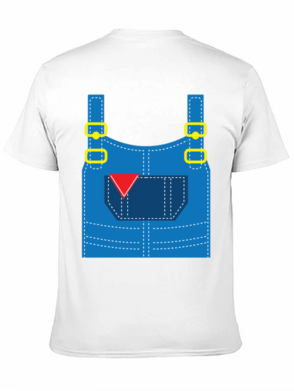 Funny Overalls Costume Graphic T-Shirt