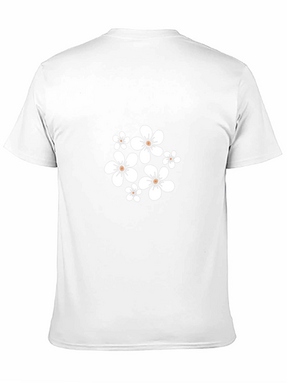 Black Floral Print T-Shirt