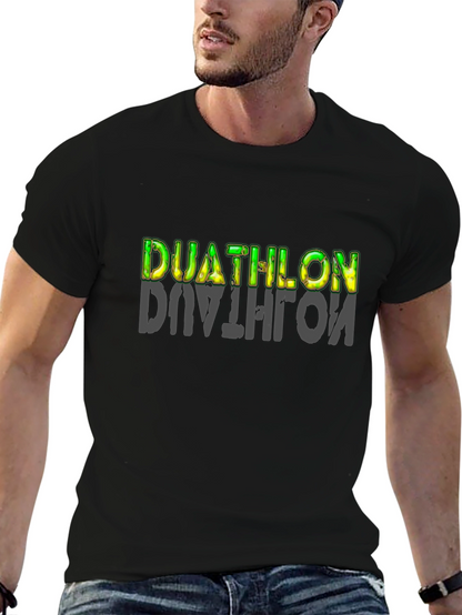 Duathlon Graphic T-Shirt - Black