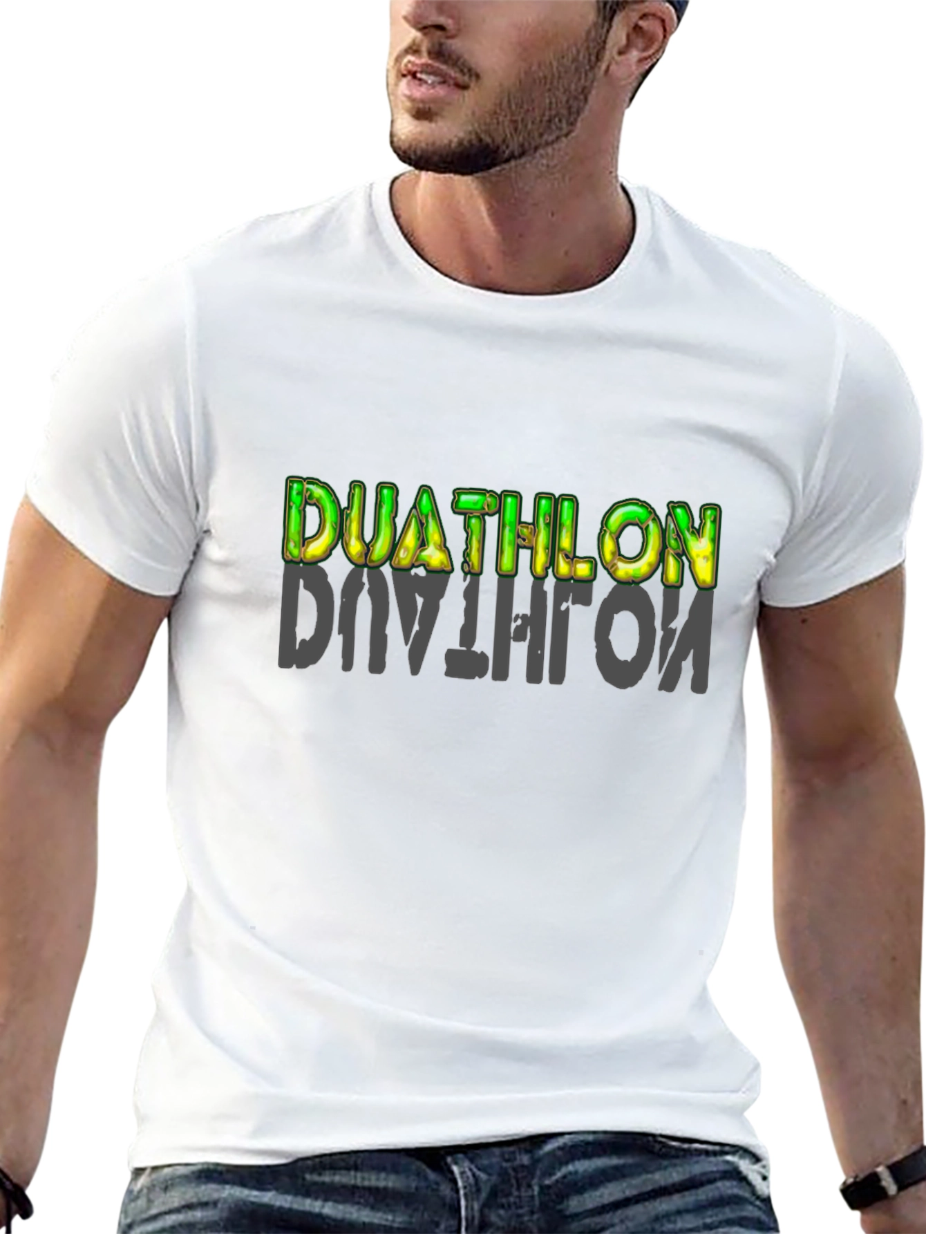Duathlon Graphic T-Shirt - Black