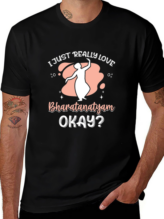 I Love Bharatanatyam Black T-Shirt