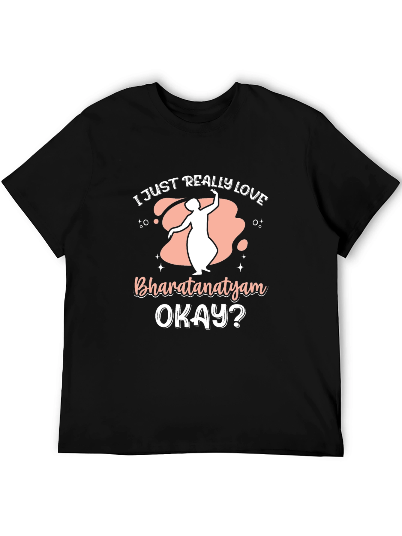 I Love Bharatanatyam Black T-Shirt