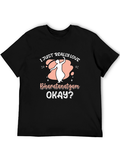 I Love Bharatanatyam Black T-Shirt