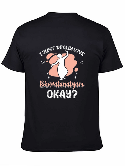 I Love Bharatanatyam Black T-Shirt