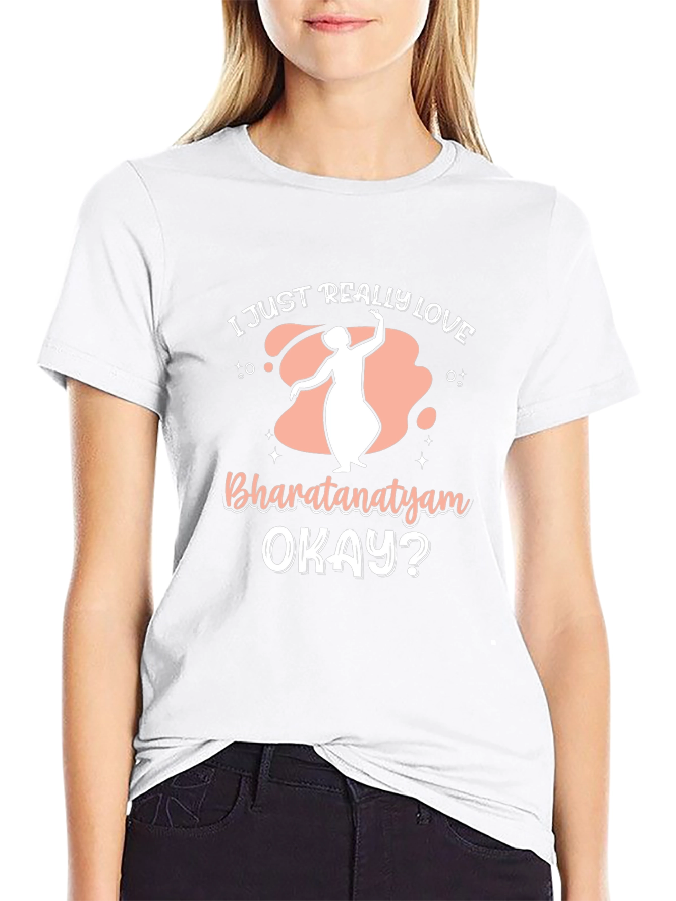 I Love Bharatanatyam Black T-Shirt