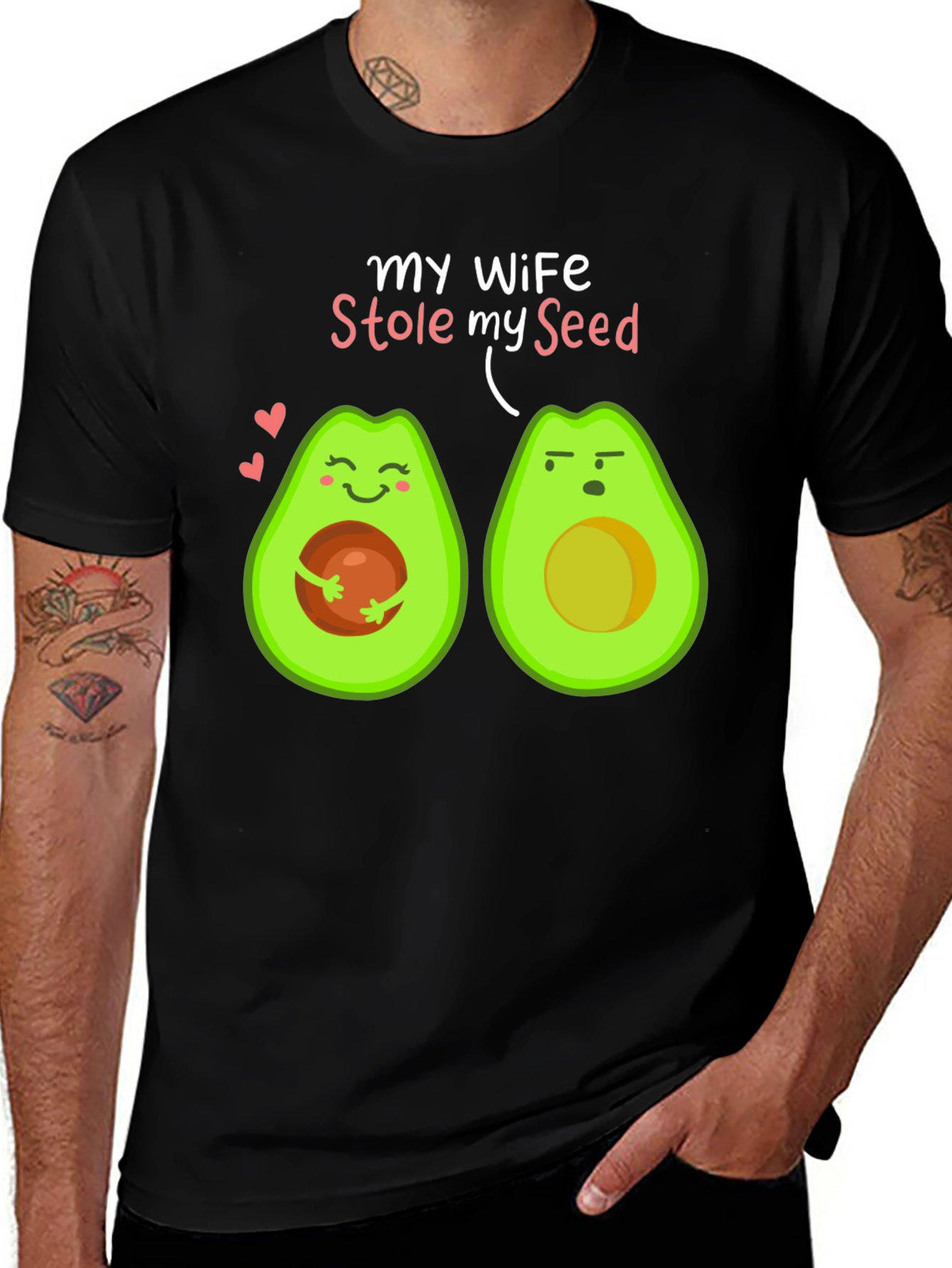 My Wife Stole My Seed Avocado T-Shirt
